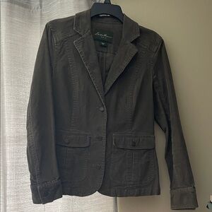 Eddie Bauer Brown Corduroy Blazer